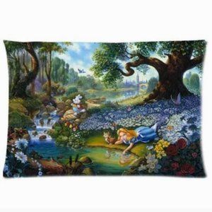 Alice In The Wonderland Pillowcase Pillow Case Cover Two Sides Printing 20x30 in